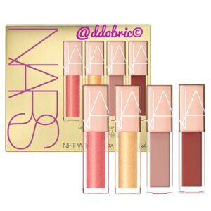 NARS Mini Afterglow Lip Gloss Shine Set Orgasm A-Lister Nympho Argon Limited Edt